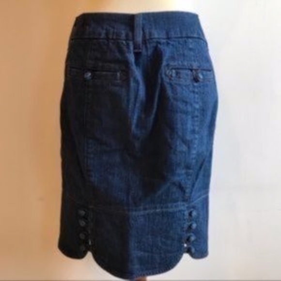 NWOT Chip & Pepper Kool PC Knee Length Denim Skirt - Picture 2 of 4